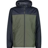 CMP Regenjas voor heren met vaste capuchon - 33 x 7487, oliegroen, 46, olie, 44