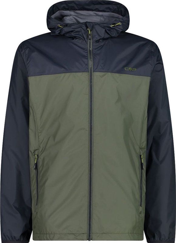 CMP Regenjas voor heren met vaste capuchon - 33 x 7487, oliegroen, 46, olie, 44