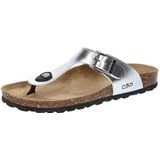 CMP Eco Mymosa Wmn Flip Flop pantoffels voor dames, zilver, 40 EU