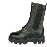 Mjus - Bikerboot - Nero / Lichene - Leer