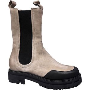 Mjus - Damesschoenen - Chelseaboots  - Taupe - Maat 39