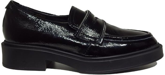 Mjus - P84111 - Instappers - Nero - Leer