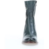 Bottines in ultra soepel leer MJUS. Leer materiaal. Maten 40. Groen kleur