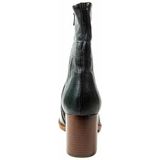 Bottines in ultra soepel leer MJUS. Leer materiaal. Maten 40. Groen kleur