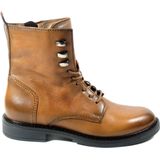 Mjus - T81208 - Enkellaarzen - Cognac - Leer