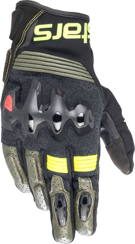Alpinestars Halo LT Handschuh kurz grün M - Motorradbekleidung - Motorradhandschuhe - Motocross Handschuhe