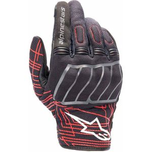 Alpinestars MM93 Losail V2 Gloves Black Asphalt Bright Red XL - Maat XL - Handschoen