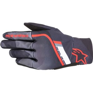 Alpinestars Reef Gloves Black Gray Camo Bright Red 2XL - Maat 2XL - Handschoen