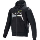 Alpinestars Chrome Ignition Hoodie - Zwart Geel Fluo - Motorjas
