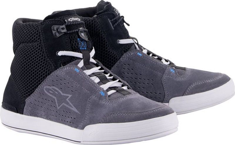 Alpinestars Chrome Air Shoes Black Cool Gray Blue Laars