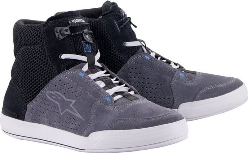 Alpinestars Chrome Air Shoes Black Cool Gray Blue Laars