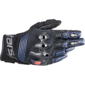 Alpinestars Halo Leather Gloves Dark Blue Black M - Maat M - Handschoen