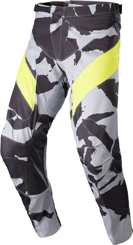 Alpinestars Racer Tactical Pants Cast Gray Camo Yellow Fluo 32 Broek