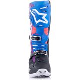Alpinestars - Tech 10 Supervented - Crosslaarzen - Zwart-Glazuurblauw-Paars