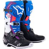 Alpinestars - Tech 10 Supervented - Crosslaarzen - Zwart-Glazuurblauw-Paars