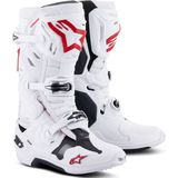Alpinestars - Tech 10 Supervented - Crosslaarzen - Wit - Helder Rood