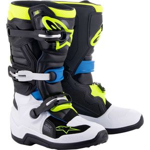 Alpinestars - Tech 7S - Motorlaarzen - Zwart - Enamel Blauw-Geel