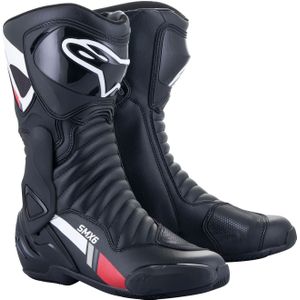 Alpinestars SMX 6 V2, Laarzen, Zwart/Wit/Rood, 38 EU