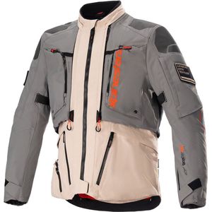 Alpinestars Amt-10R Drystar Xf Jacket Fur Gray Pale Brown Spc Orange 3XL - Maat - Jas