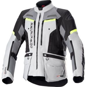 Alpinestars Bogota' Pro Drystar Jacket Ice Gray Dark Gray Yellow Fluo  Jas