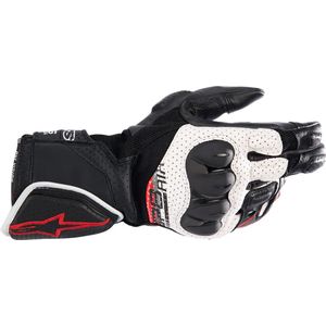 Alpinestars SP-8 V3 Air, handschoenen, Zwart/Wit/Neon-Rood, XXL