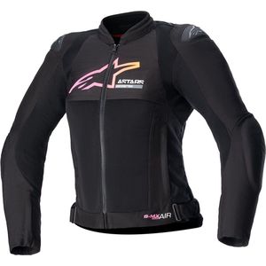 Alpinestars - Stella SMX Air - Motorjas - Zwart Geel Roze