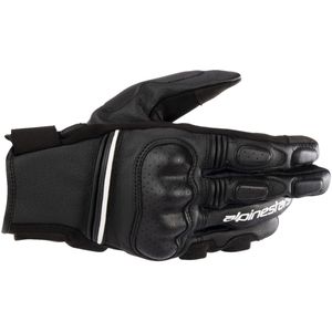 Alpinestars Phenom Leather Gloves Black White L - Maat L - Handschoen