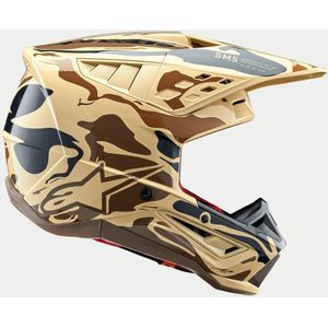 Alpinestars - SM5 Crosshelm - Mineral - Slagvast Thermoplast - Comfortabel Ontwerp