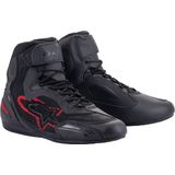 Alpinestars Faster-3 Rideknit Shoes Black Dark Gray Bright Red Laars