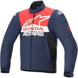 Alpinestars - Honda SMX WP Softshell Jas - Zwart - 600D Poly-Stof