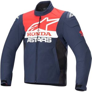 Alpinestars - Honda SMX WP Softshell Jas - Zwart - 600D Poly-Stof