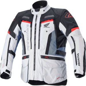 Alpinestars Honda Bogota' Pro Drystar Jacket Ice Gray Blue Bright Red Jas