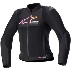 Alpinestars - Stella SMX Air - Motorjas - Zwart Geel Roze