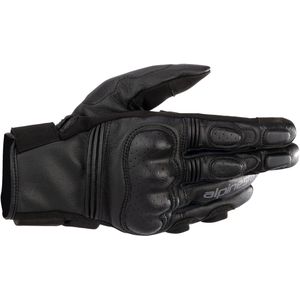 Alpinestars Phenom Leather Gloves Black Black M - Maat M - Handschoen