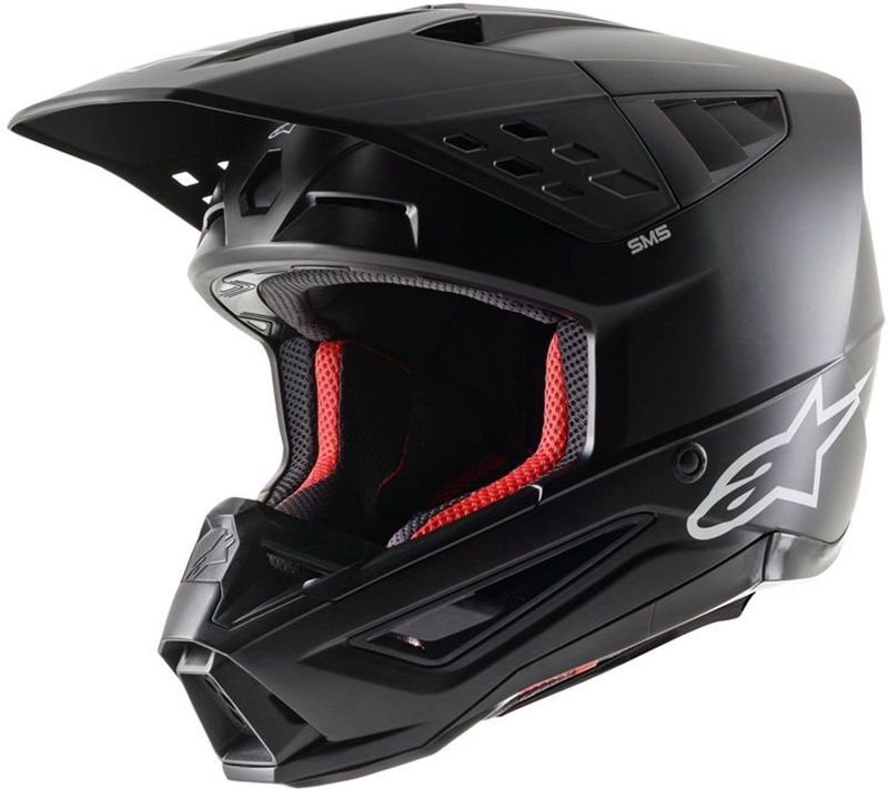 Crosshelm Alpinestars SM5 Solid Zwart