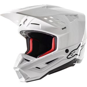 Alpinestars SM5 Fester Helm ECE 2206 White Glossy, Größe: XXL