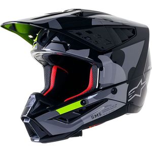 Alpinestars - S-M5 Rover 2 - Offroadhelm - Zwart - EPS-Schuim - Antibacterieel