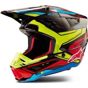 Alpinestars - S-M5 Action - Offroadhelm - Zwart - Thermoplastisch Materiaal