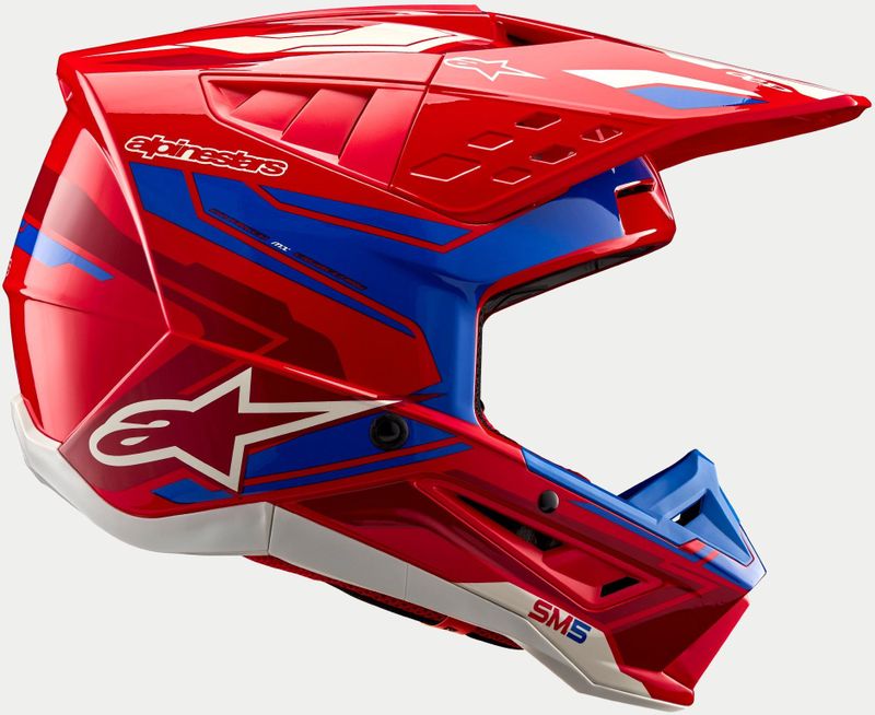 Alpinestars - S-M5 Action Offroadhelm - Zwart - Thermoplast