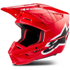 Alpinestars SM5 Corp Helm ECE Bright Red Glossy