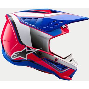 Alpinestars - S-M5 Sail Helm - Wit - Roze - Blauw - ECE 22.06