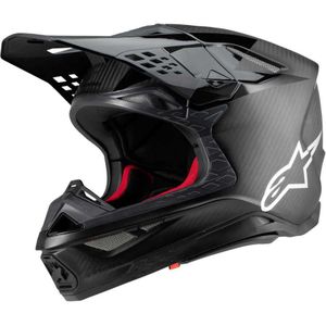 Crosshelm Alpinestars Supertech S-M10 Fame Koolstofvezel M&G