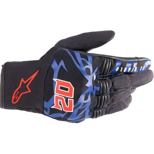 Alpinestars FQ20 Copper Gloves Black Blue Bright Red 2XL - Maat 2XL - Handschoen