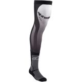 Alpinestars - MX Long Knee Brace Sokken - Zwart-Wit - Lycra