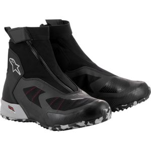 Alpinestars CR-8, korte laarzen Gore-Tex, Zwart/Grijs/Lichtrood, 6.5 US