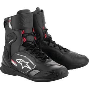 Alpinestars Superfaster, korte laarzen, Zwart/Grijs/Lichtrood, 12 US