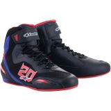 Alpinestars FQ20 Faster-3 Rideknit Shoes Black Bright Red Blue US 9 - Maat - Laars