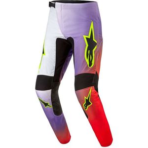 Alpinestars - Fluid - Broek - Wit - Neon Rood Geel Fluo