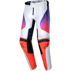 Alpinestars Youth Racer Hoen Pants Light Gray Hot Orange Black 24 Broek