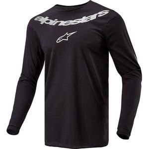 Alpinestars 2024 Fluid Graphite Trikot Black Silver, Größe: XXL